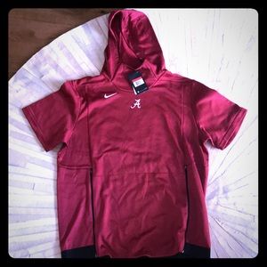 Nike men’s large, shirt sleeve hoodie Alabama
